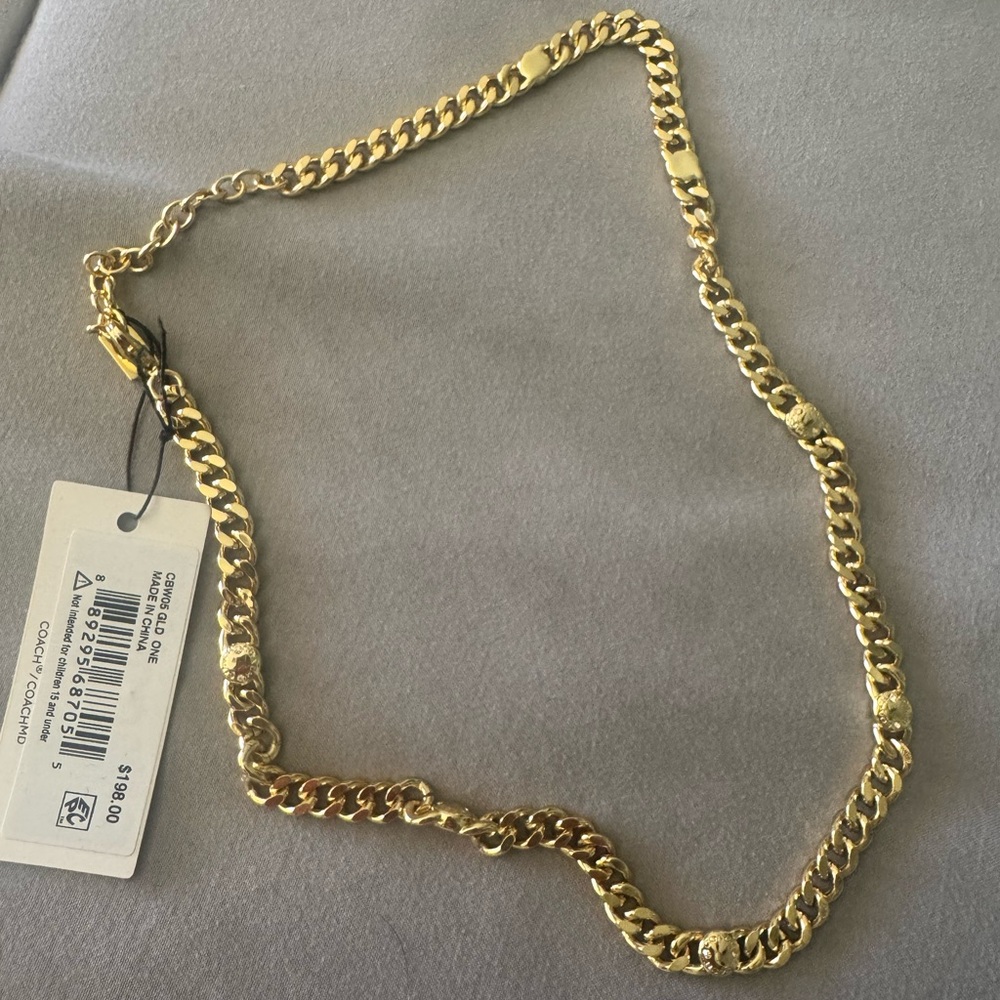 Coach Gold Chain Necklace